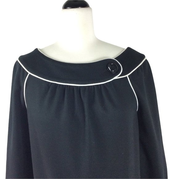 Geoffrey Beane Sport Vintage Black Dress, Size 2 - Picture 2 of 6